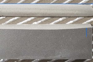 Oblika pobrušenega roba pri neenakomerni debelini keramike